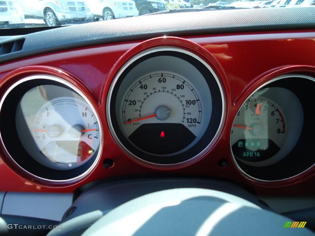 2007 PT Cruiser Touring Convertible - Inferno Red Crystal Pearl / Pastel Slate Gray photo #24