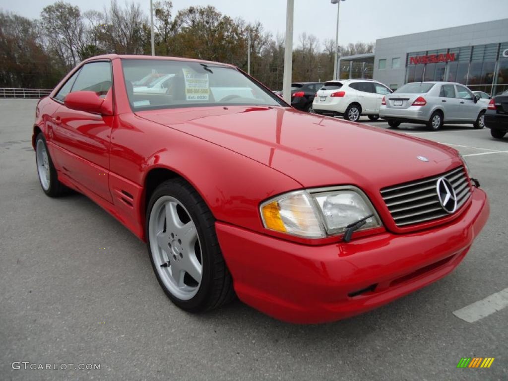 Magma Red 2001 Mercedes-Benz SL 500 Roadster Exterior Photo #43474058