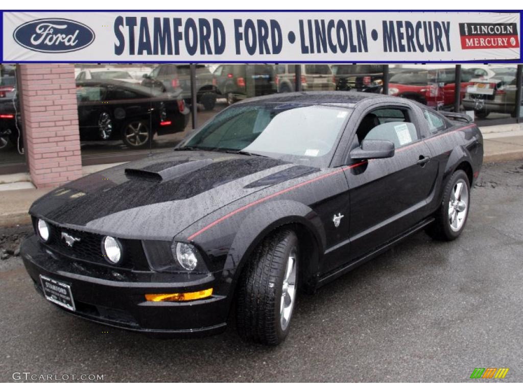 2009 Mustang GT Premium Coupe - Black / Dark Charcoal photo #1