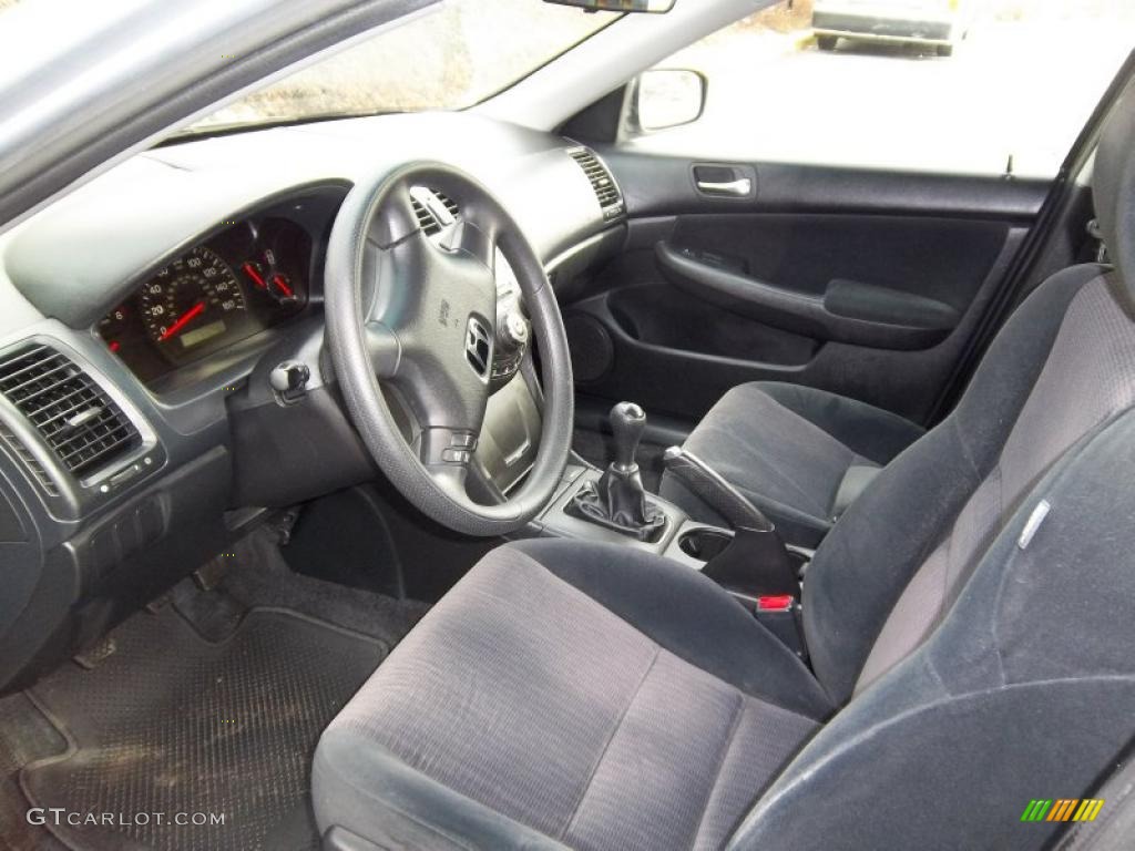 Black Interior 2005 Honda Accord LX Sedan Photo #43476026