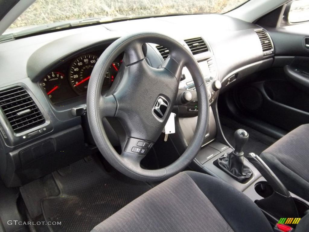 Black Interior 2005 Honda Accord LX Sedan Photo #43476110
