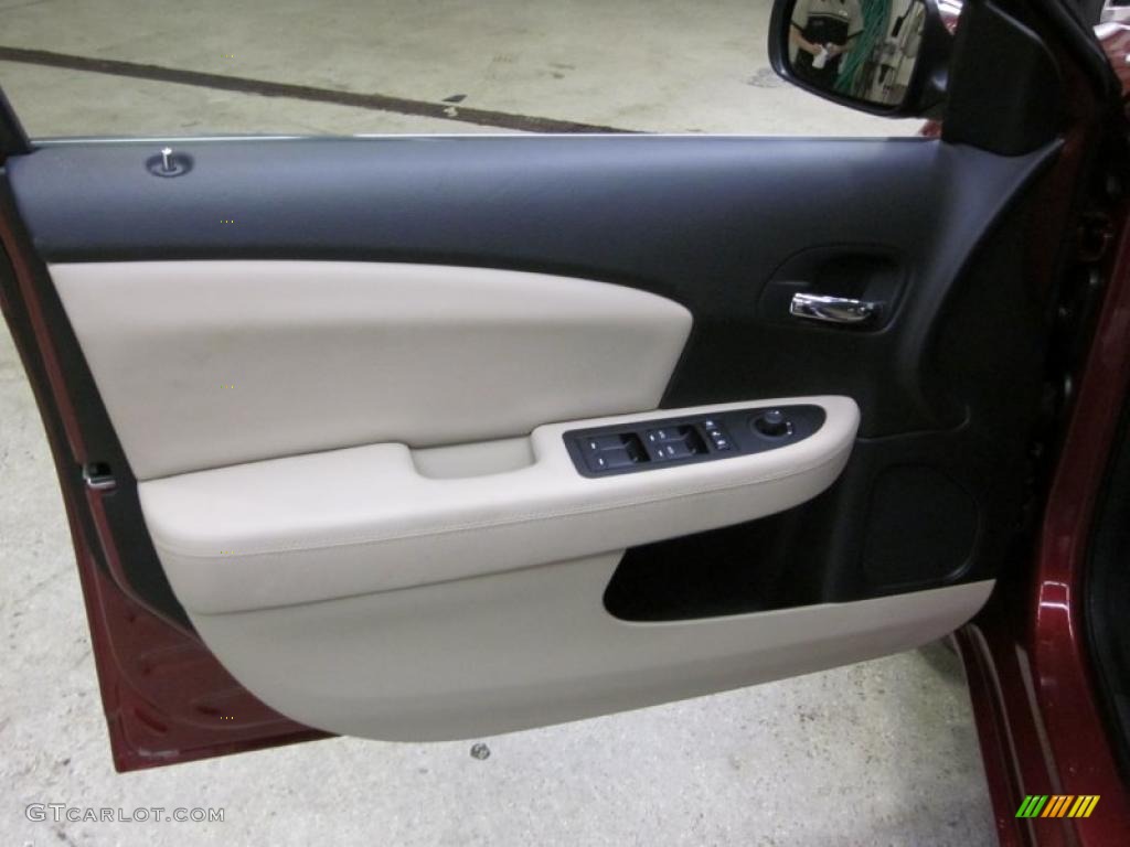 2011 Chrysler 200 Limited Black/Light Frost Beige Door Panel Photo #43476153