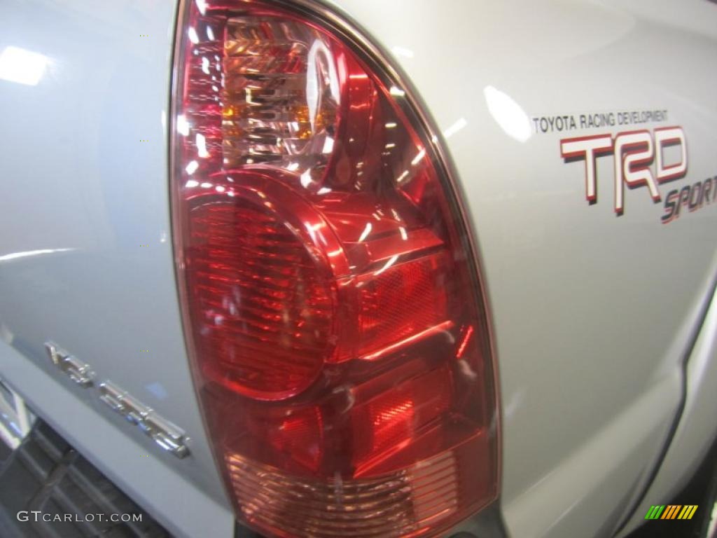 2008 Tacoma V6 TRD Sport Double Cab 4x4 - Silver Streak Mica / Graphite Gray photo #14