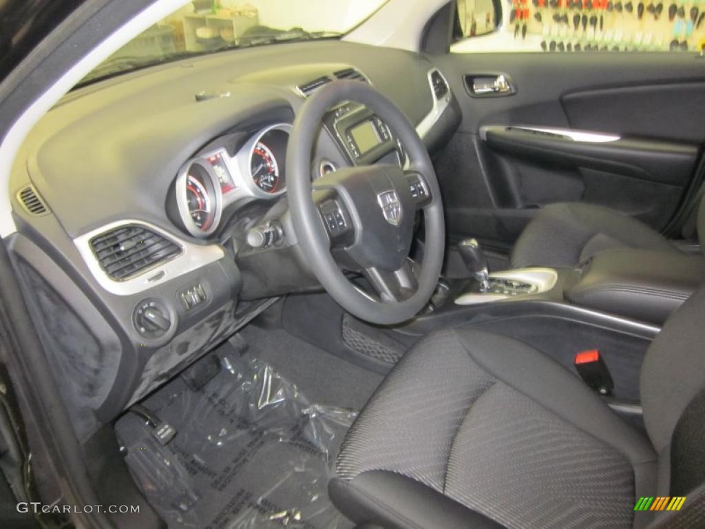 Black Interior 2011 Dodge Journey Express Photo #43476398