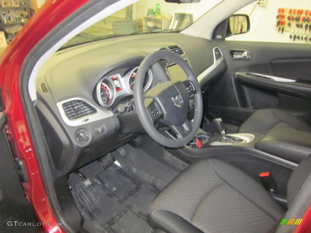 Black Interior 2011 Dodge Journey Mainstreet Photo #43477270