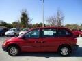 2007 Inferno Red Crystal Pearl Dodge Caravan SE  photo #2