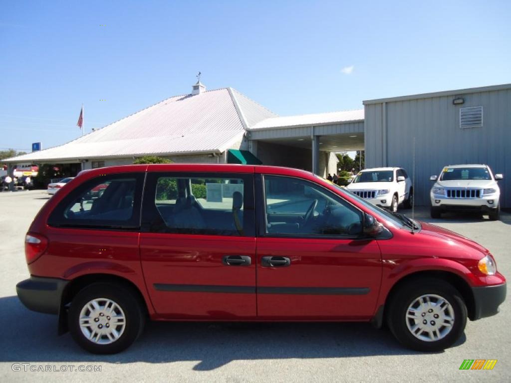 Inferno Red Crystal Pearl 2007 Dodge Caravan SE Exterior Photo #43477902