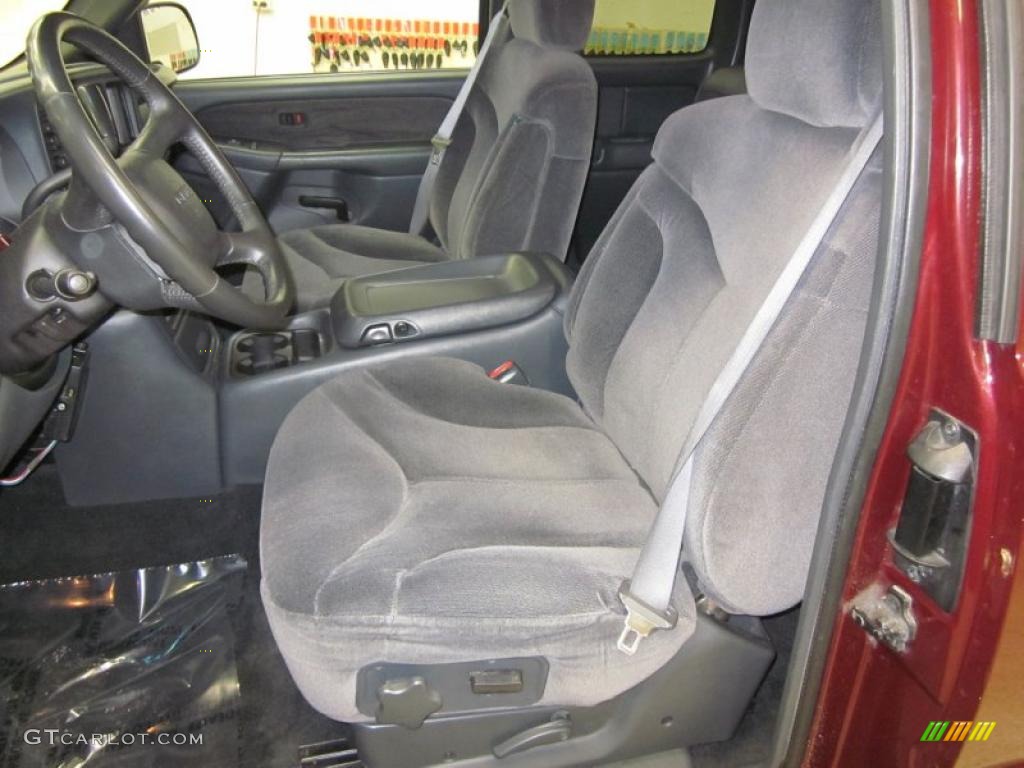 Graphite Interior 2001 GMC Sierra 1500 SLE Extended Cab 4x4 Photo #43478586