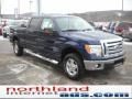 2011 Dark Blue Pearl Metallic Ford F150 XLT SuperCrew 4x4  photo #4