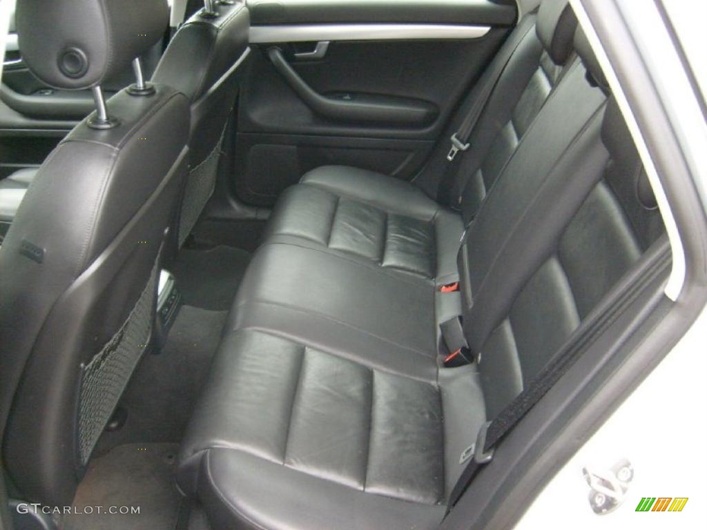Ebony Interior 2005 Audi A4 2.0T quattro Sedan Photo #43481623