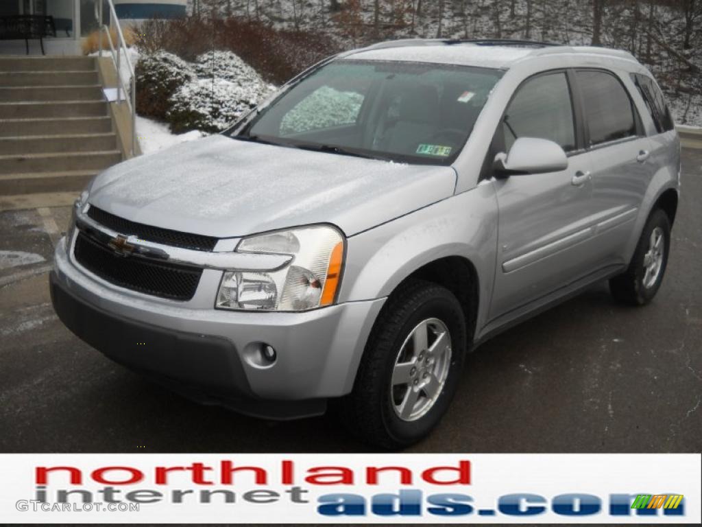 2006 Equinox LT AWD - Galaxy Silver Metallic / Light Gray photo #2