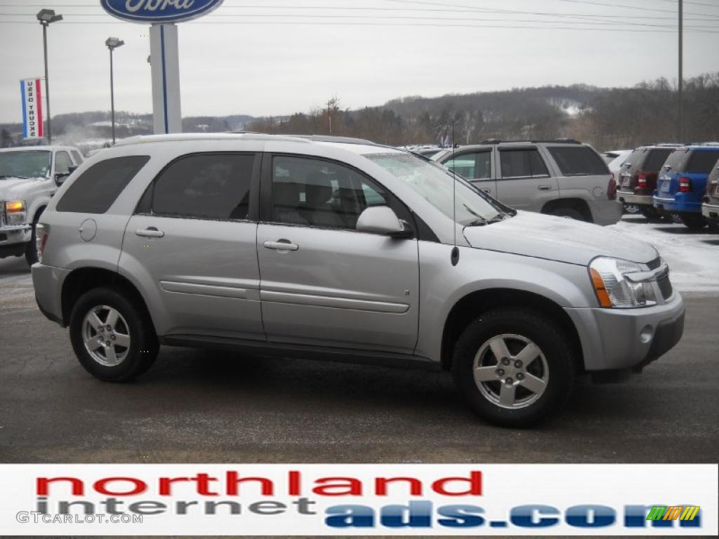 2006 Equinox LT AWD - Galaxy Silver Metallic / Light Gray photo #4