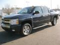 2008 Dark Blue Metallic Chevrolet Silverado 1500 LT Crew Cab  photo #25