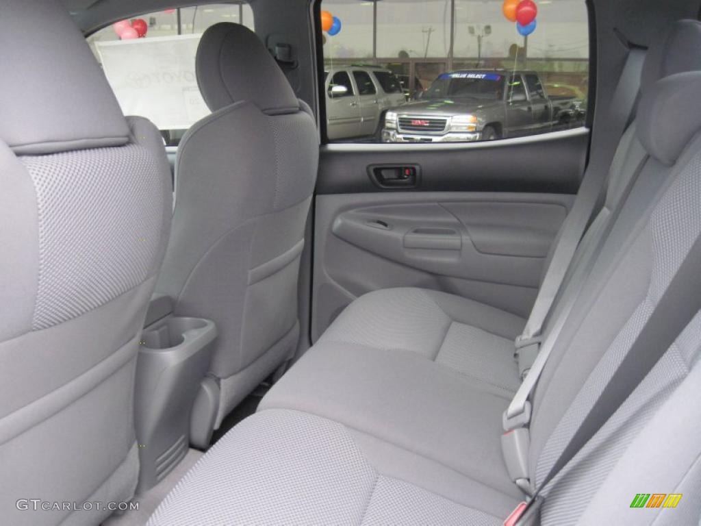 Graphite Gray Interior 2011 Toyota Tacoma V6 TRD Double Cab 4x4 Photo #43483175