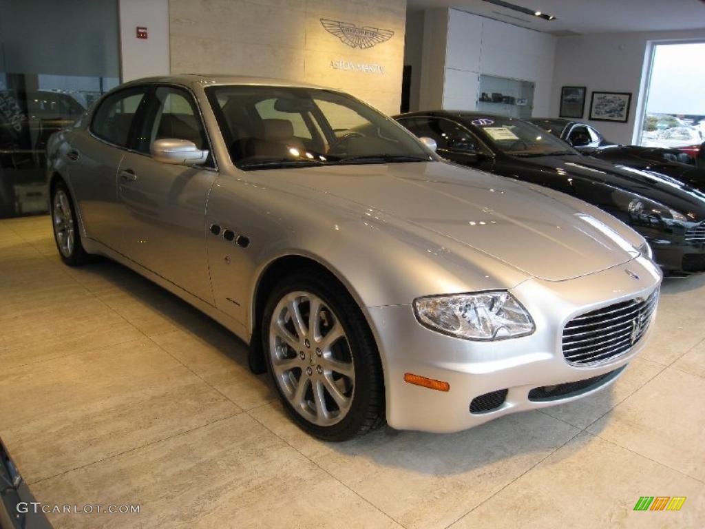 2008 Quattroporte  - Grigio Touring (Silver) / Cuoio photo #1