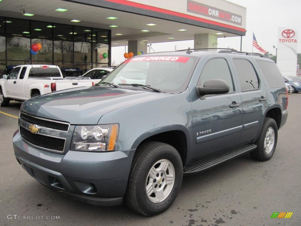 2008 Tahoe LS - Blue Granite Metallic / Ebony photo #1