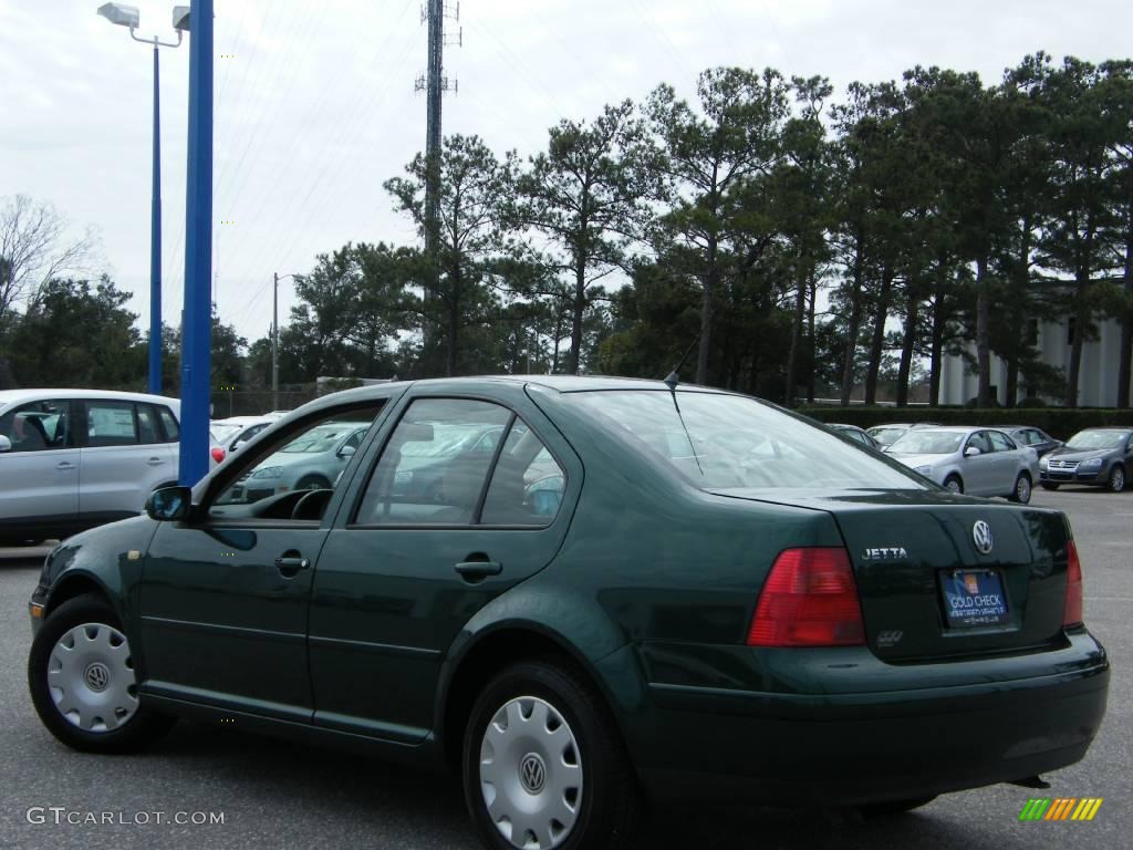 1999 Jetta GLS Sedan - Bright Green Pearl / Beige photo #3