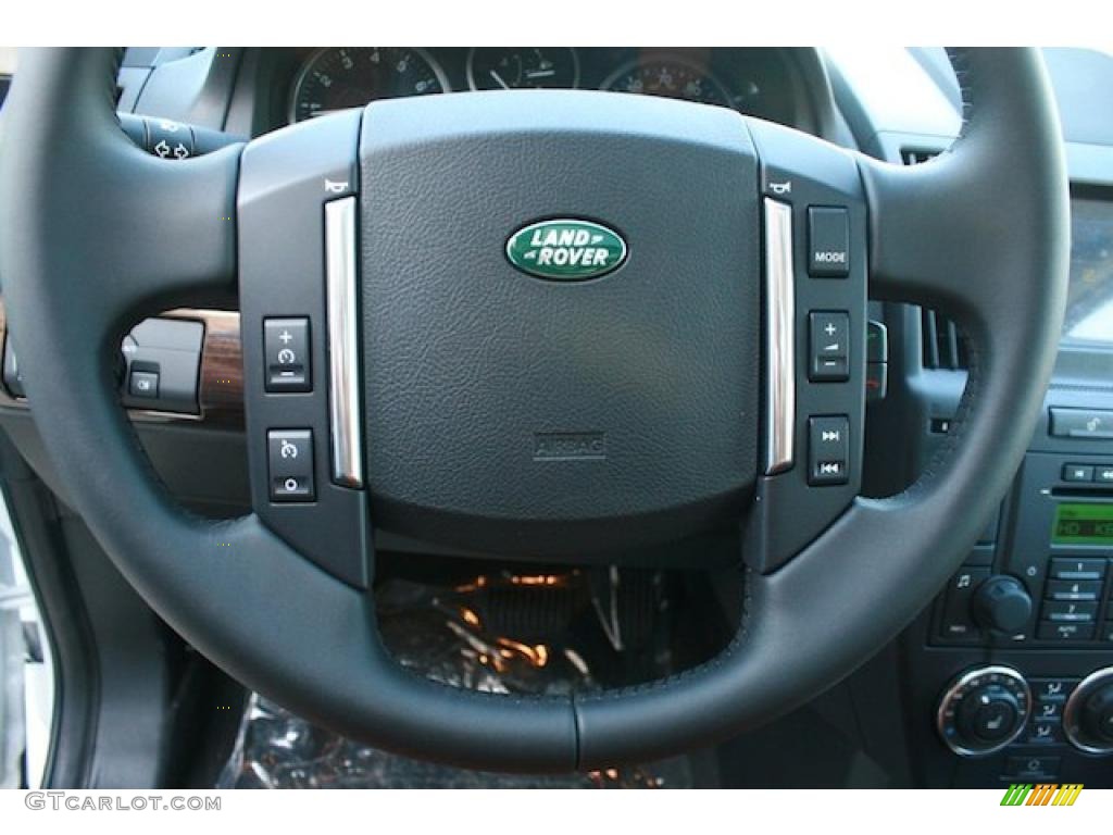 2011 Land Rover LR2 HSE Tan Steering Wheel Photo #43486000