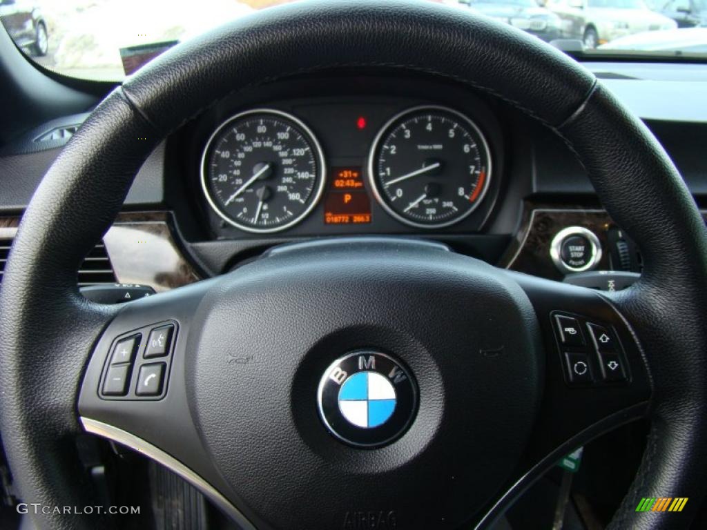 2008 3 Series 335i Convertible - Space Grey Metallic / Black photo #11