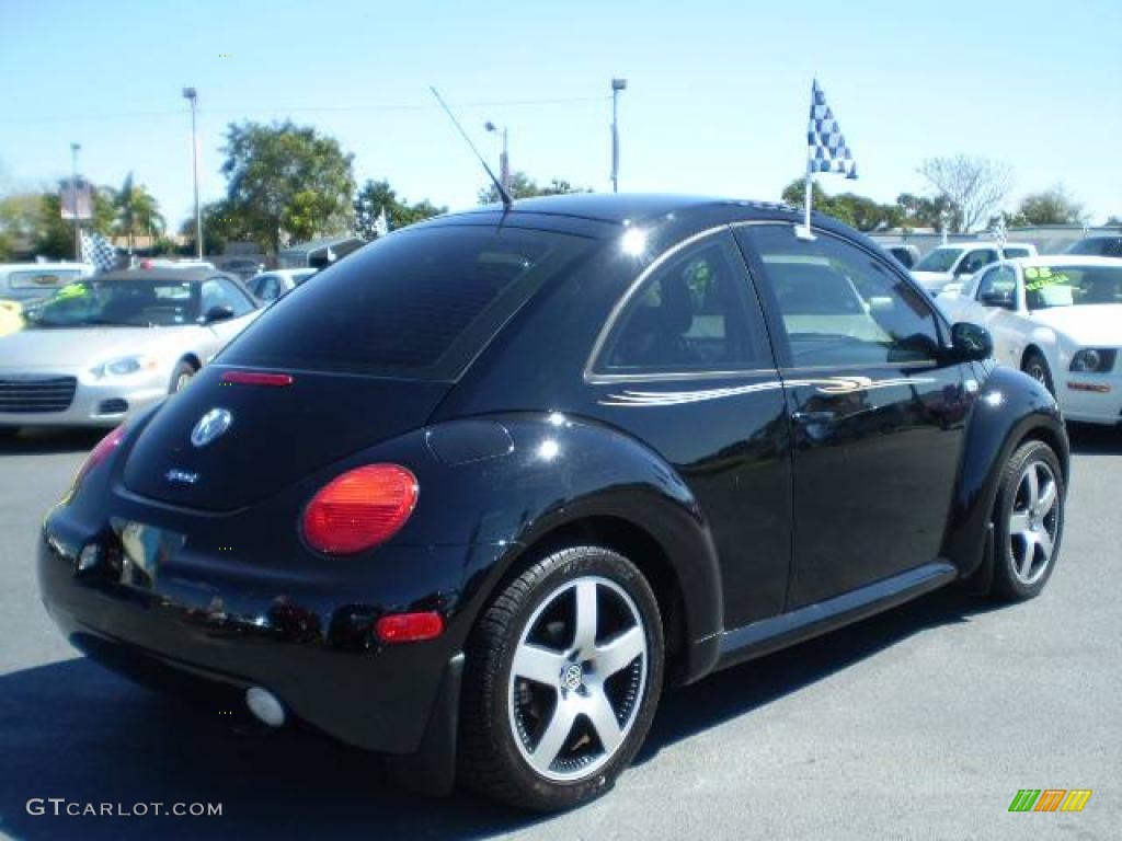 2001 New Beetle Sport Edition Coupe - Black / Black photo #7