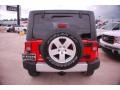 2011 Flame Red Jeep Wrangler Unlimited Sahara 4x4  photo #4