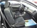 Black 2005 Honda Accord EX Coupe Interior Color