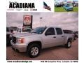 2010 Pure Silver Metallic GMC Sierra 1500 SLE Crew Cab 4x4  photo #1