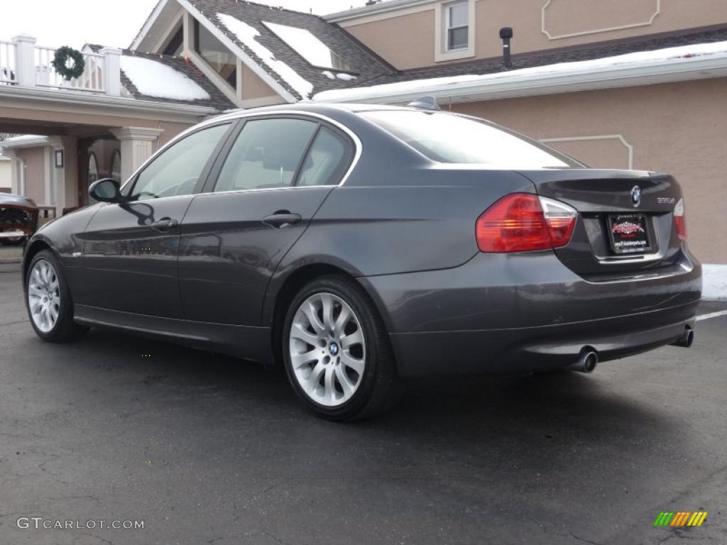 2008 3 Series 335xi Sedan - Sparkling Graphite Metallic / Black photo #4