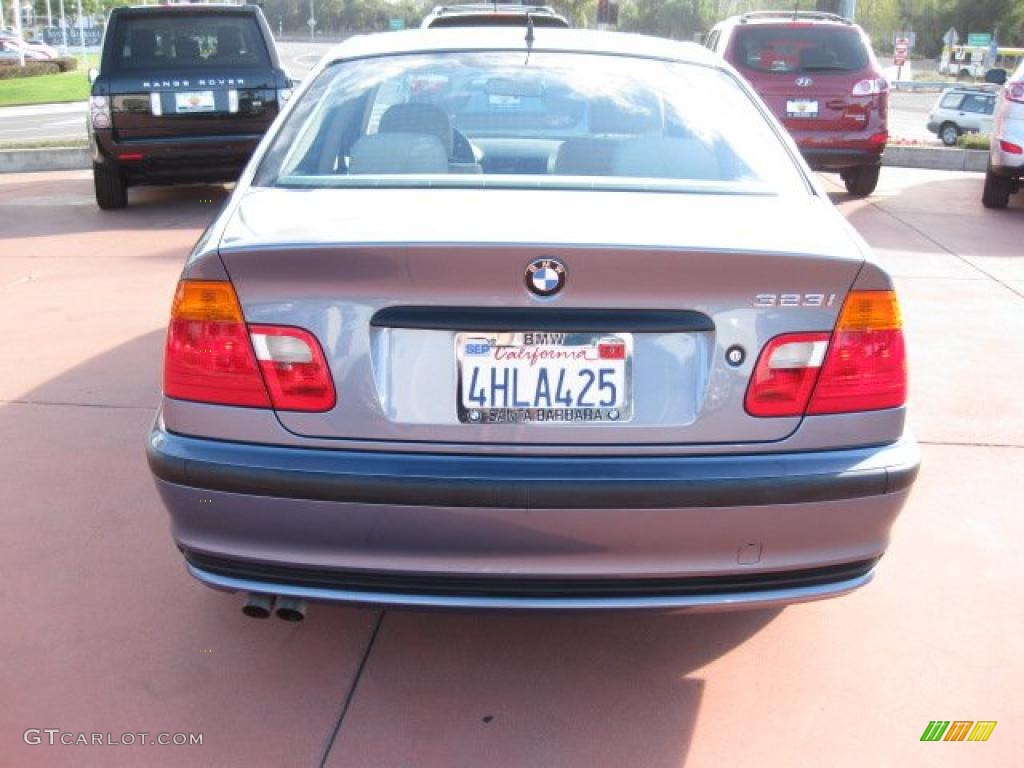 2000 3 Series 323i Sedan - Steel Blue Metallic / Sand photo #4