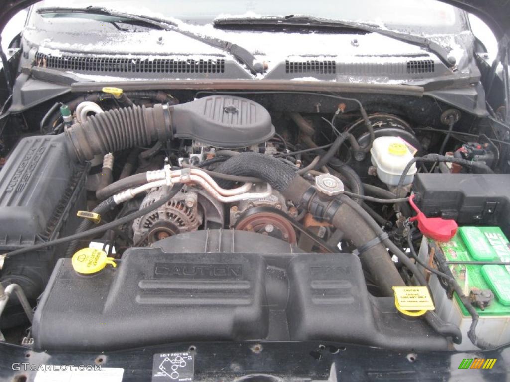 2001 Dodge Dakota Sport Club Cab 4x4 3.9 Liter OHV 12-Valve V6 Engine Photo #43496716