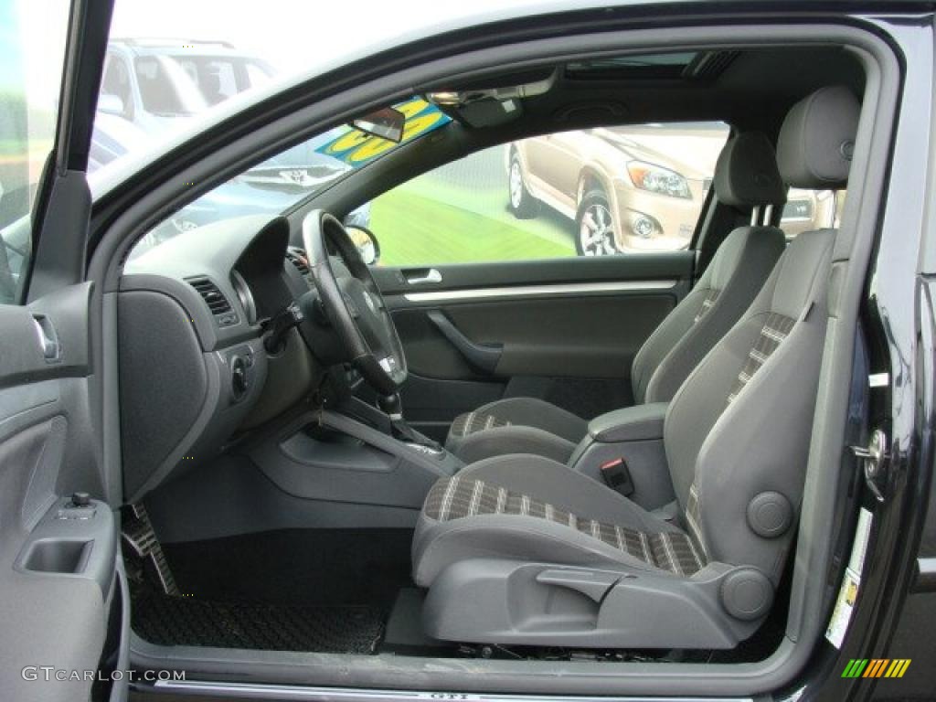 Interlagos Plaid Cloth Interior 2008 Volkswagen GTI 2 Door Photo #43498462