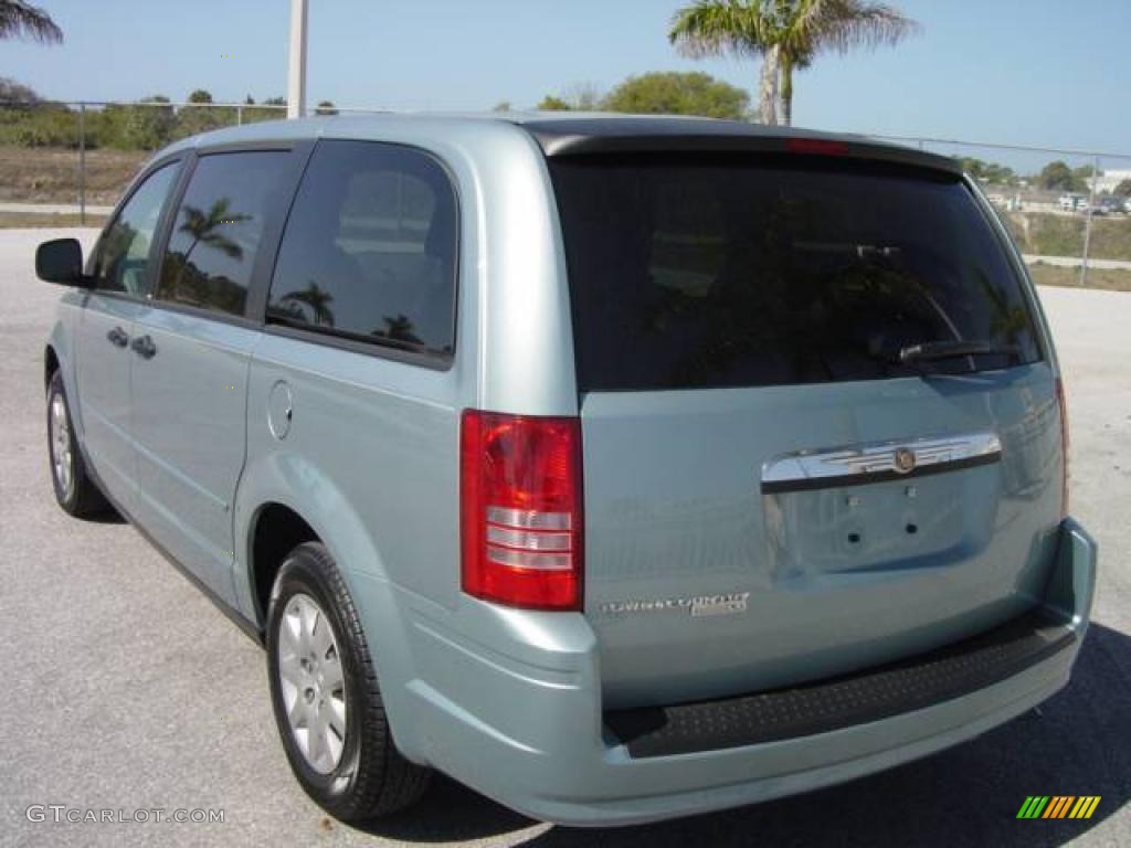 2008 Town & Country LX - Clearwater Blue Pearlcoat / Medium Slate Gray/Light Shale photo #4