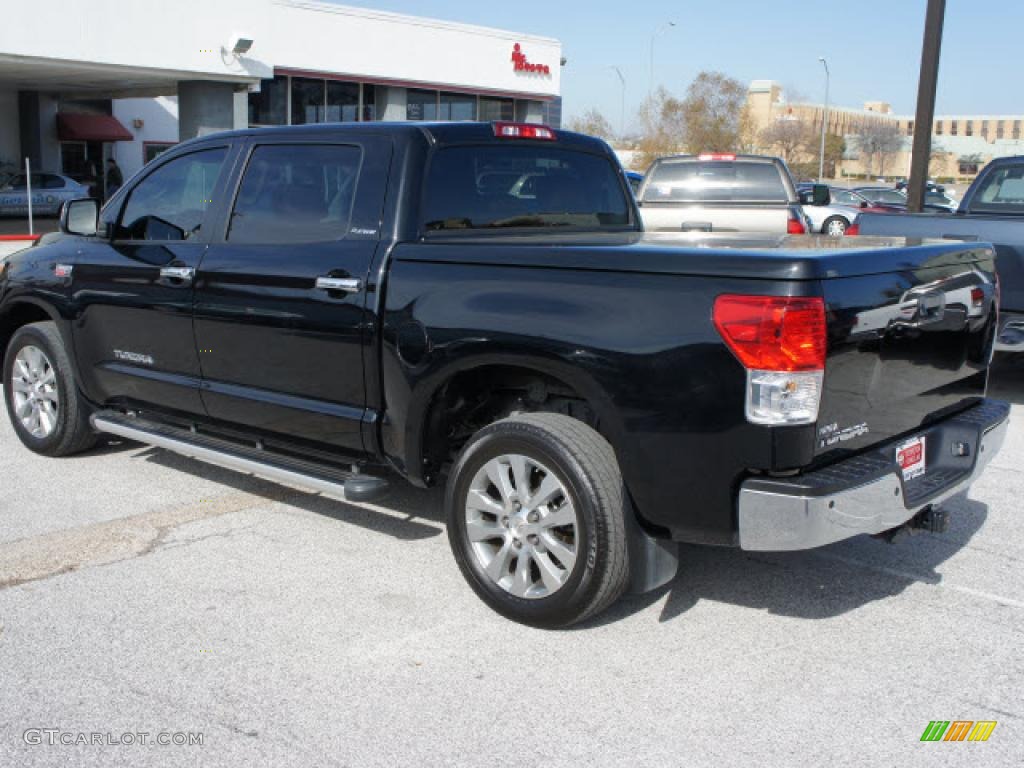 2010 Tundra Limited CrewMax - Black / Red Rock photo #3