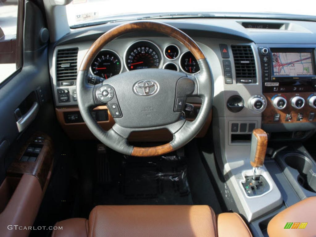 Red Rock Interior 2010 Toyota Tundra Limited CrewMax Photo #43500906