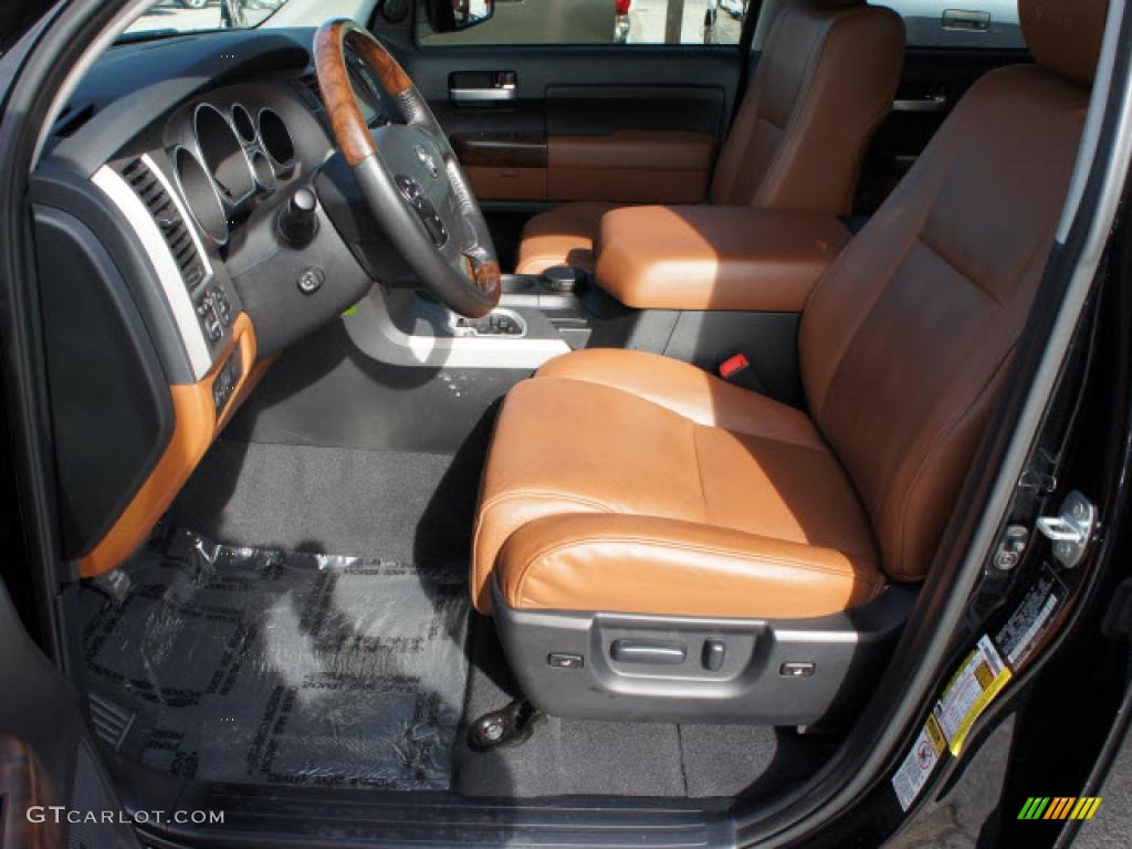 2010 Tundra Limited CrewMax - Black / Red Rock photo #10