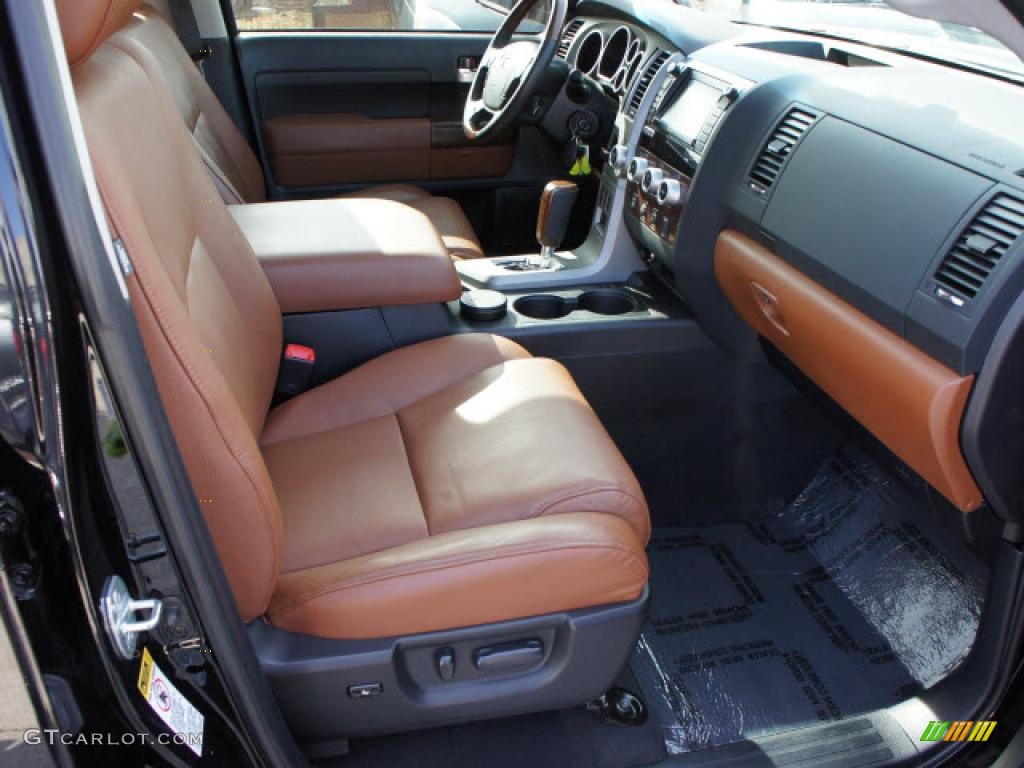 Red Rock Interior 2010 Toyota Tundra Limited CrewMax Photo #43501014