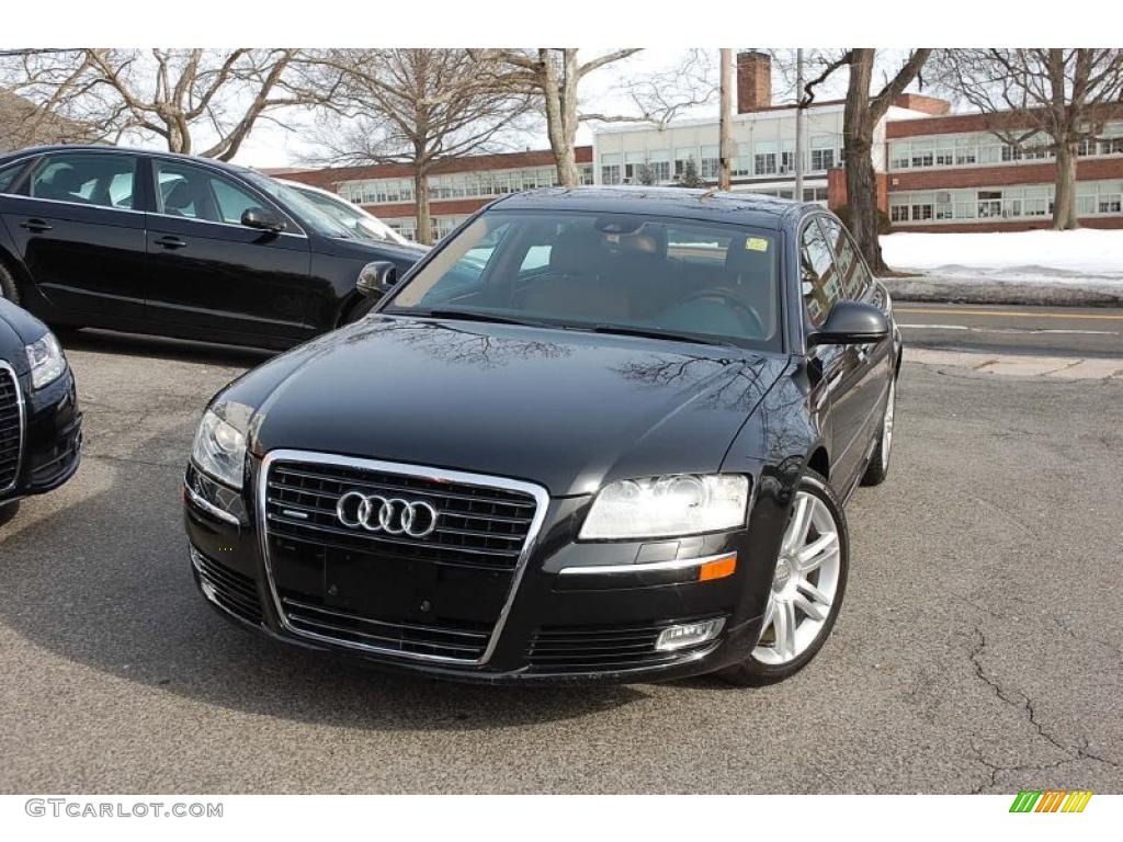 Phantom Black Pearl Effect 2010 Audi A8 4.2 quattro Exterior Photo #43502462