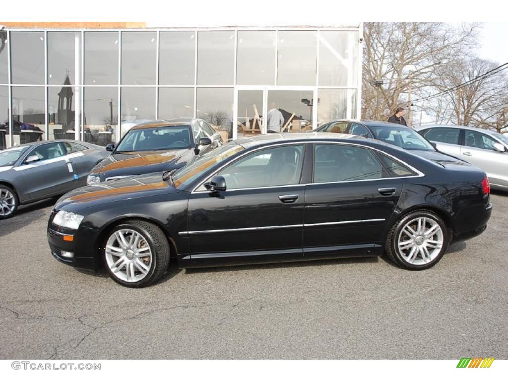 Phantom Black Pearl Effect 2010 Audi A8 4.2 quattro Exterior Photo #43502482