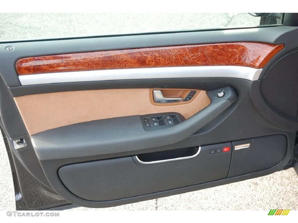 2010 Audi A8 4.2 quattro Amaretto Door Panel Photo #43502586
