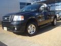 2006 Black Ford F150 STX Regular Cab  photo #2