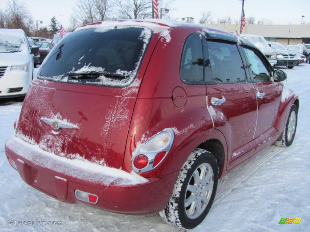 2006 PT Cruiser Limited - Inferno Red Crystal Pearl / Pastel Slate Gray photo #2