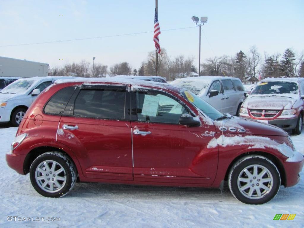 2006 PT Cruiser Limited - Inferno Red Crystal Pearl / Pastel Slate Gray photo #21