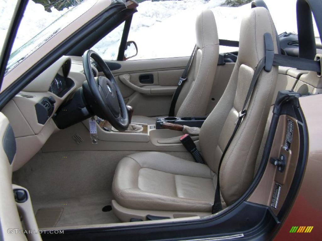 2001 Z3 2.5i Roadster - Impala Brown Metallic / Beige photo #14