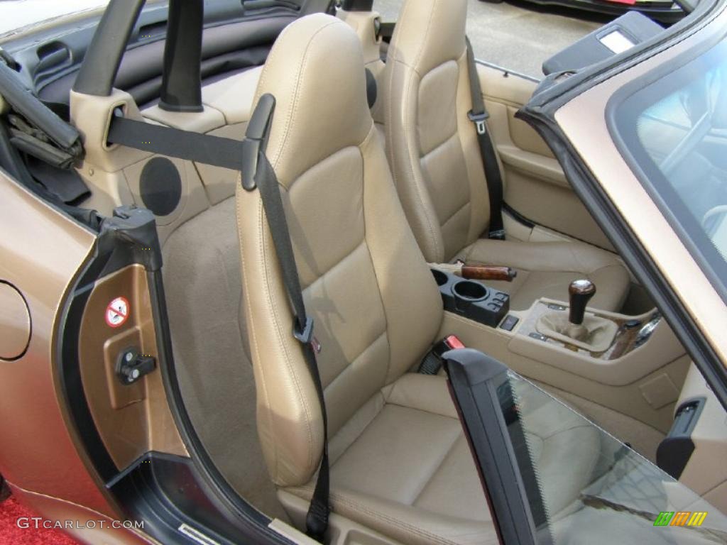 2001 Z3 2.5i Roadster - Impala Brown Metallic / Beige photo #23