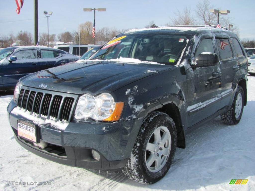 2008 Grand Cherokee Laredo 4x4 - Steel Blue Metallic / Dark Slate Gray photo #19
