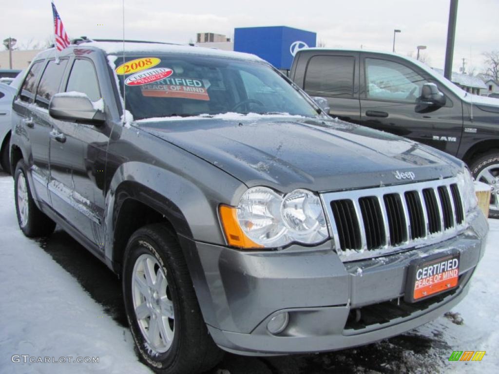 2008 Grand Cherokee Limited 4x4 - Mineral Gray Metallic / Dark Khaki/Light Graystone photo #1