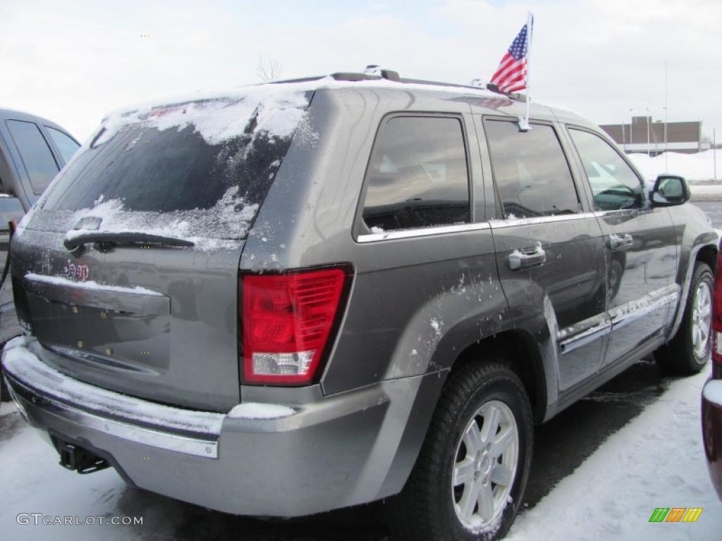 2008 Grand Cherokee Limited 4x4 - Mineral Gray Metallic / Dark Khaki/Light Graystone photo #2
