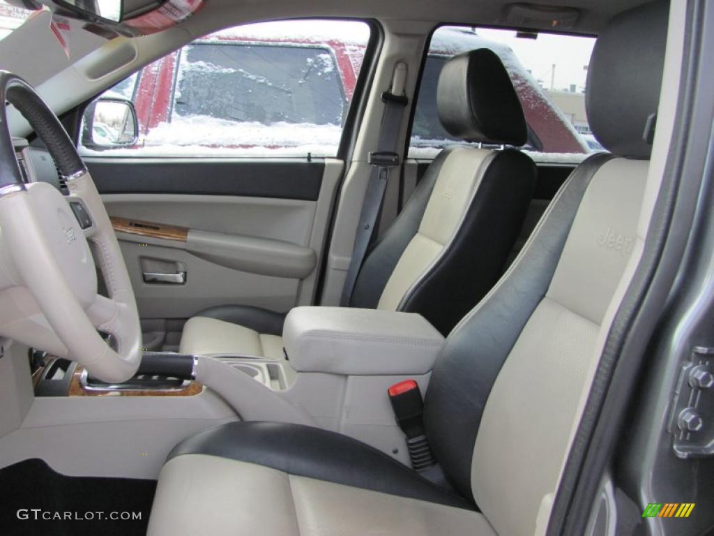 2008 Grand Cherokee Limited 4x4 - Mineral Gray Metallic / Dark Khaki/Light Graystone photo #7