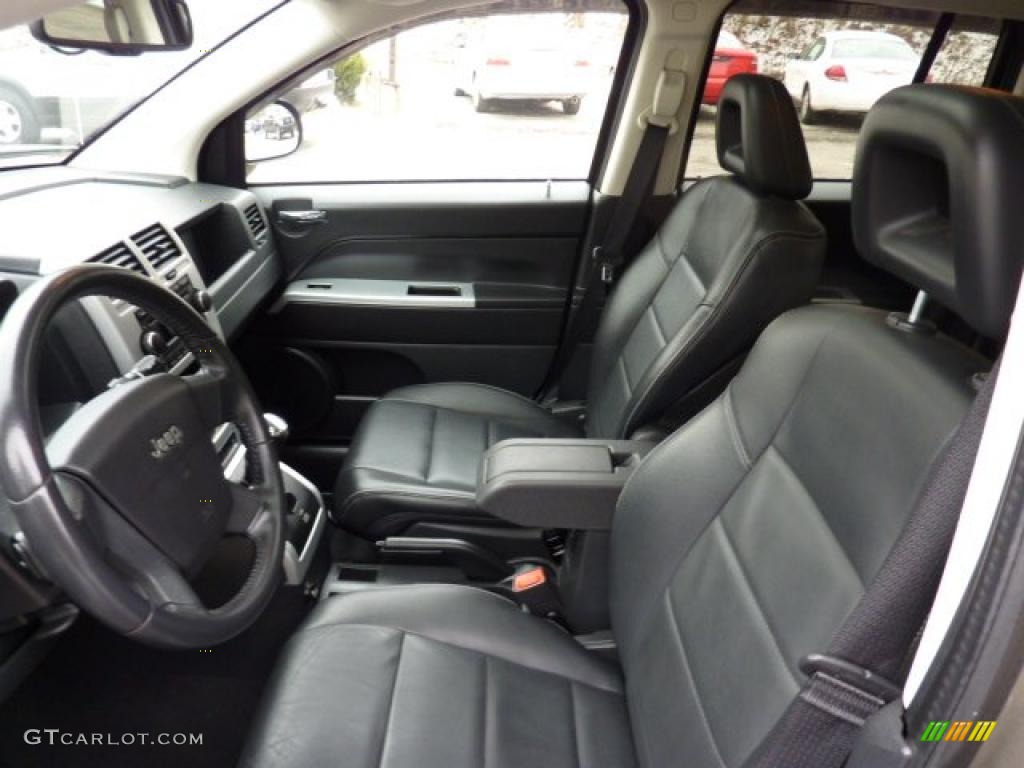 Dark Slate Gray Interior 2008 Jeep Compass Limited Photo #43512634