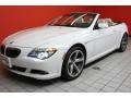 2008 Alpine White BMW 6 Series 650i Convertible  photo #2